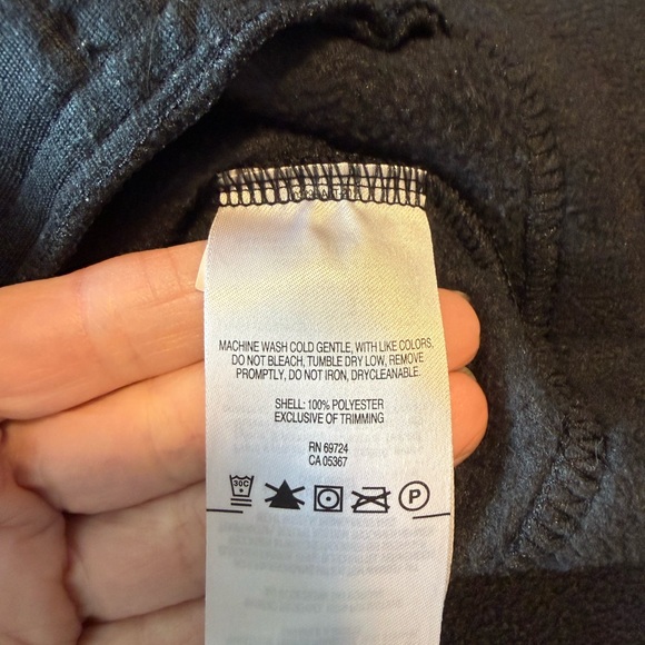 Columbia Kids' Charcoal Fleece Jacket - Picture 5 of 6
